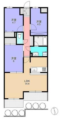 クリオ片瀬江ノ島壱番館 1階 3LDK